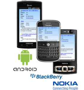 Android, BlackBerry, Nokia