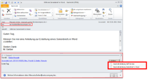 MS Outlook Integration