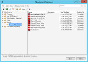 Attachement Manager