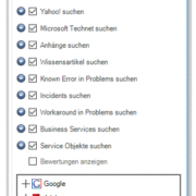 Knowledge Suche